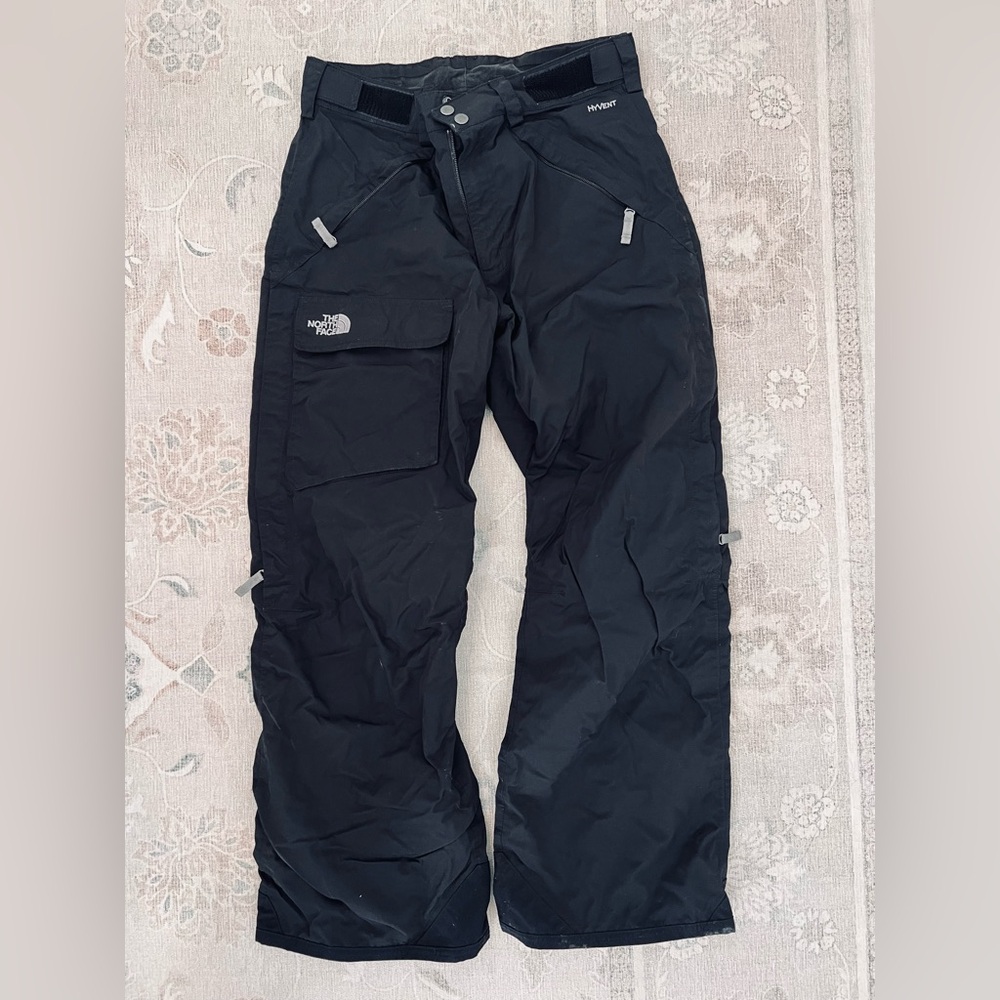 The North Face Men's Black Ski/Snow Pants - wind & waterproof
